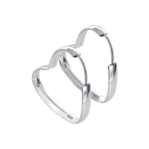 Argola coração 5mm encaixe