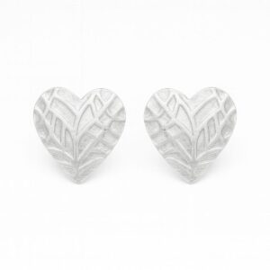 Brinco coração amaçado