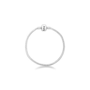 Pulseira life quadrada liso 2.4mm maleável 17cm