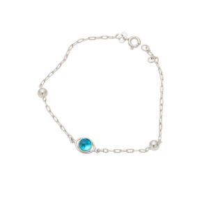 Pulseira ponto de luz azul