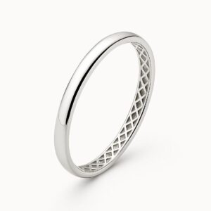 ALIANCA ABULADA LISA RENDADA 2,5MM