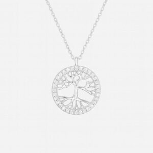 Colar arvore da vida cravejado