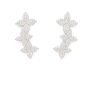 Brinco ear cuff flor