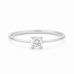 ANEL SOLITÁRIO CLÁSSICO PRINCESA